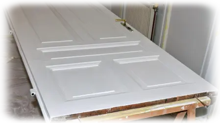 Peinture de boiserie porte volet portail à Coltainville 28300 Eure-et-Loir