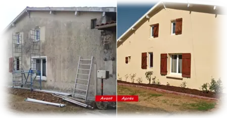 Ravalement de façace peinture extérieure Coltainville 28300 Eure-et-Loir